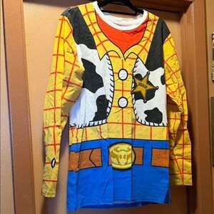 Sheriff Costume Top for Women - Yellow, Blue, Red